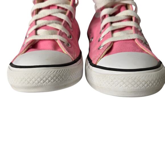 Converse Chuck Taylor All Star High Top Pink Sneakers Lace Up Shoes Youth SZ 2.5 - Picture 6 of 11